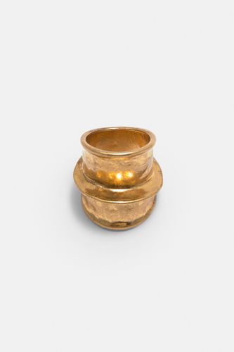 Bague Dorée Large Relief - Pull&Bear - Modalova