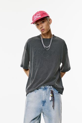 T-Shirt Stwd Imprimé Chaîne - Pull&Bear - Modalova