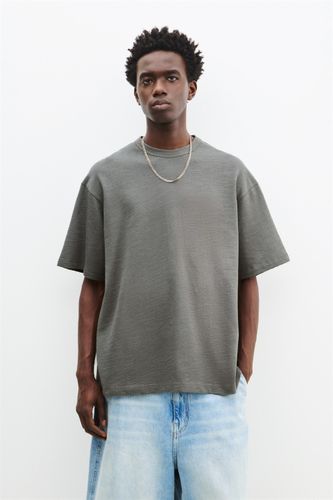 T-Shirt Manches Courtes Structure - Pull&Bear - Modalova
