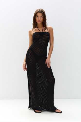Robe Midi Crochet - Pull&Bear - Modalova