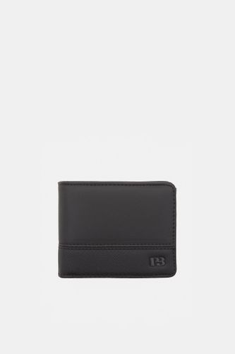 Portefeuille En Similicuir Noir P&B - Pull&Bear - Modalova