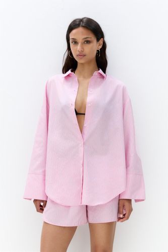 Chemise À Rayures Poignets Larges - Pull&Bear - Modalova