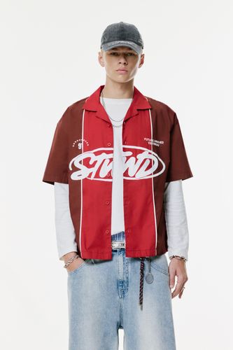 Chemise Stwd À Panneaux - Pull&Bear - Modalova