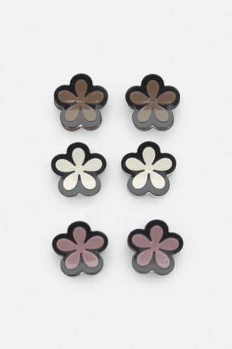 Lot 6 Pinces À Cheveux Fleur - Pull&Bear - Modalova