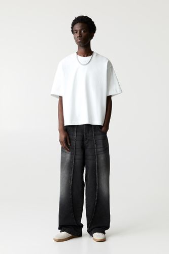 Jean Baggy À Franges Stwd - Pull&Bear - Modalova