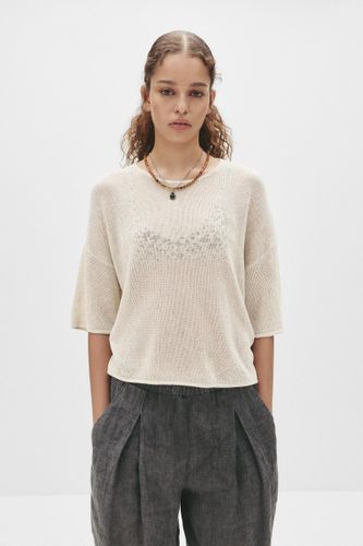 Pull Manches Courtes - Pull&Bear - Modalova