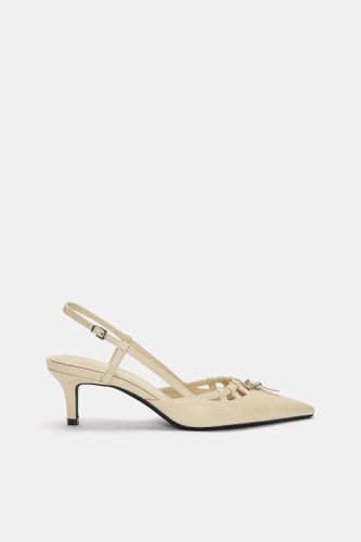 Escarpins À Talon À Brides Et Ornement - Pull&Bear - Modalova