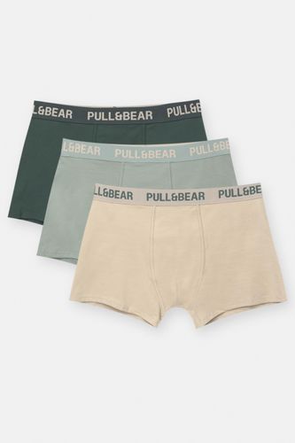 Lot De 3 Boxers Logo Pull&Bear - Pull&Bear - Modalova