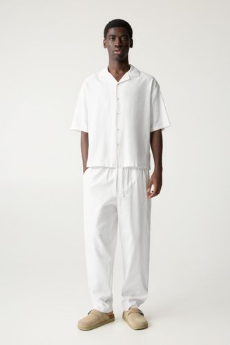 Pantalon De Jogging Lin Mélangé - Pull&Bear - Modalova
