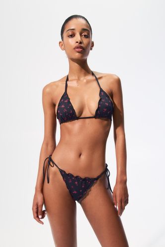 Culotte De Bikini À Fleurs - Pull&Bear - Modalova