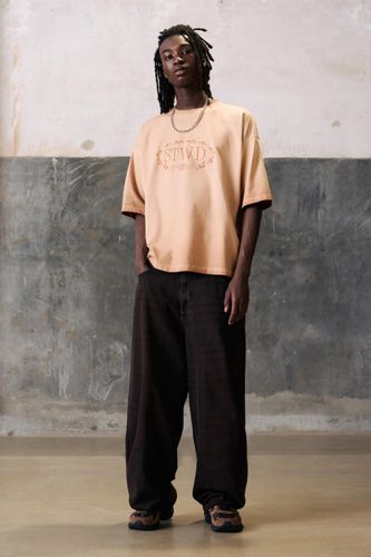 Jean Super Baggy Imprimé Stwd - Pull&Bear - Modalova