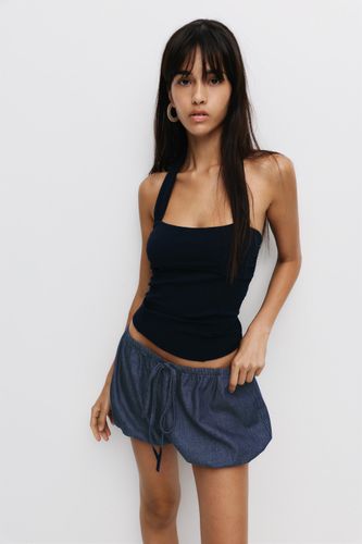 Short En Jean Ballon - Pull&Bear - Modalova