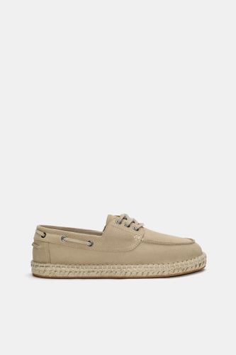Chaussures Bateau Jute Cuir - Pull&Bear - Modalova