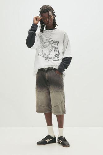Pull Manches Courtes Graffiti - Pull&Bear - Modalova