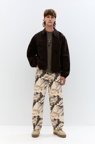Pantalon Imprimé Branches - Pull&Bear - Modalova