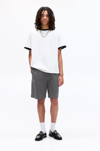 Bermuda Baggy En Lin - Pull&Bear - Modalova