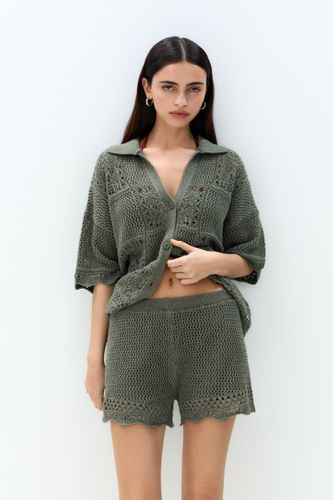Bermuda Crochet Vagues - Pull&Bear - Modalova