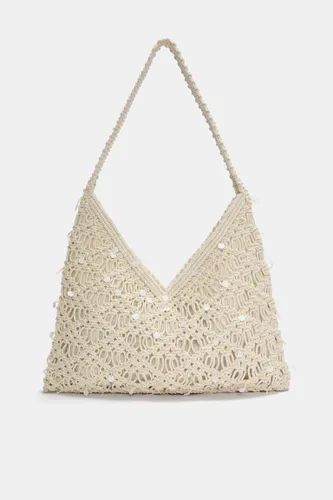 Sac Cabas Crochet Paillettes - Pull&Bear - Modalova