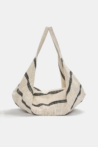 Maxi Sac Cabas Tissu Rayé - Pull&Bear - Modalova