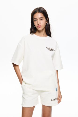 T-Shirt Run & Brunch - Pull&Bear - Modalova