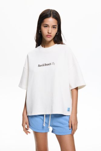 T-Shirt Run & Brunch - Pull&Bear - Modalova
