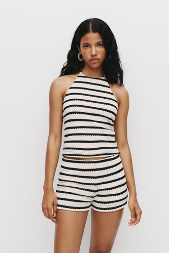 Top En Maille À Rayures - Pull&Bear - Modalova