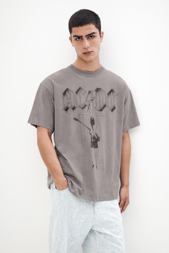 T-Shirt Acdc - Pull&Bear - Modalova