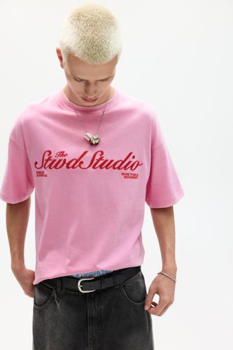 T-Shirt Rose Stwd Studio - Pull&Bear - Modalova