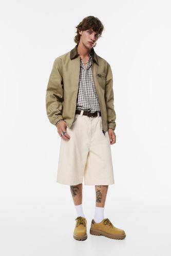 Bermuda En Jean À Rayures - Pull&Bear - Modalova