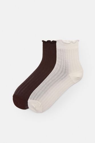 Lot De Chaussettes Côtelées - Pull&Bear - Modalova
