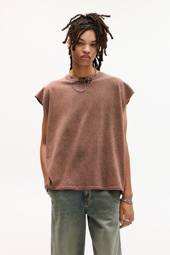 T-Shirt Sans Manches Délavé Stwd - Pull&Bear - Modalova