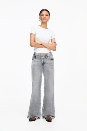 Jean Large Taille Croisée - Pull&Bear - Modalova