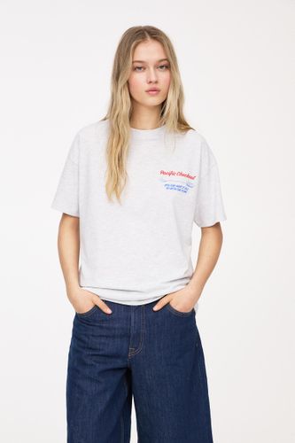 T-Shirt Pacific Checkout - Pull&Bear - Modalova