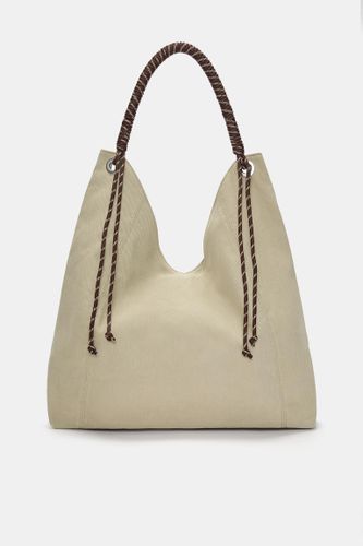 Sac Cabas En Toile À Cordes - Pull&Bear - Modalova