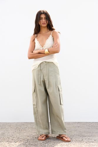 Pantalon Cargo Ballon Technique - Pull&Bear - Modalova