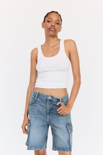 Bermuda En Jean Cargo - Pull&Bear - Modalova