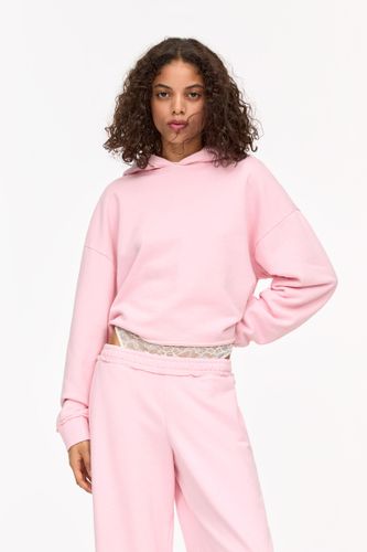 Sweat Boxy Bas Effiloché Capuche - Pull&Bear - Modalova