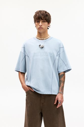 T-Shirt Stwd Coutures Inscription - Pull&Bear - Modalova