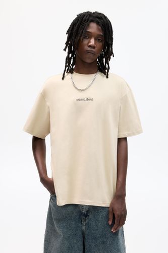 T-Shirt Broderies - Pull&Bear - Modalova