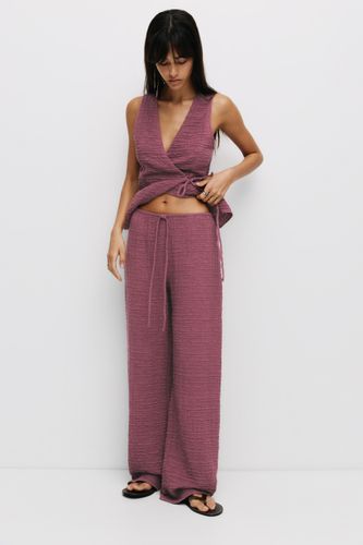 Pantalon Jogger À Effet Froissé - Pull&Bear - Modalova