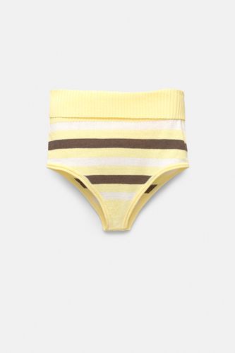 Culotte En Maille À Rayures - Pull&Bear - Modalova