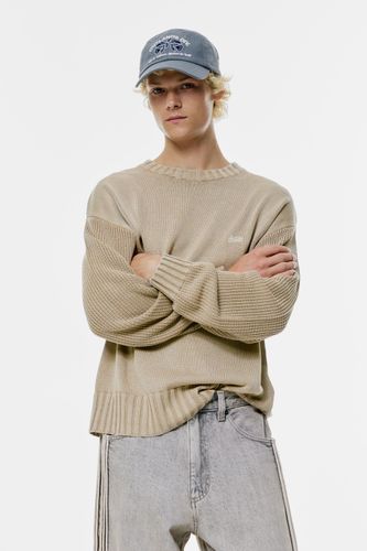 Pull Stwd Délavé À L'acide - Pull&Bear - Modalova
