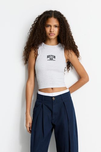 Débardeur Broderie Boston - Pull&Bear - Modalova