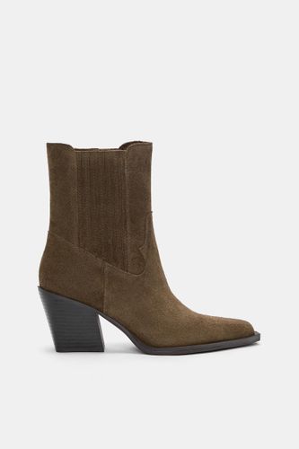 Bottines Talon Cuir - Pull&Bear - Modalova