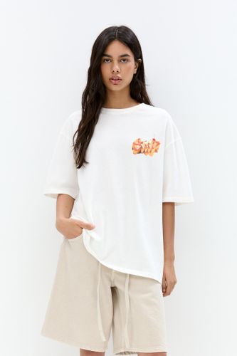 T-Shirt Stwd Imprimé Flan - Pull&Bear - Modalova