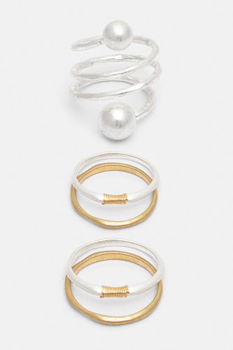 Lot De 5 Bagues Style Boho - Pull&Bear - Modalova