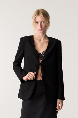 Blazer Avec Nœud - Pull&Bear - Modalova