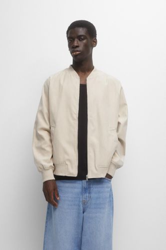 Veste Bomber Suédine - Pull&Bear - Modalova