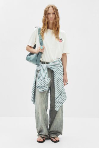 T-Shirt Motif Petit-Déjeuner - Pull&Bear - Modalova