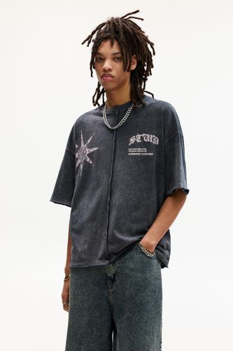 T-Shirt À Manches Courtes Usé - Pull&Bear - Modalova